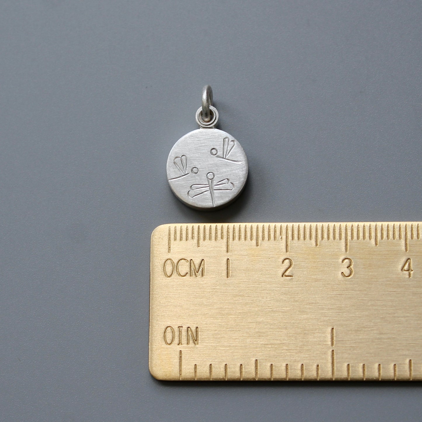 mabotte Medaillon für ein kleines Foto mit Libellen Sterling Silber