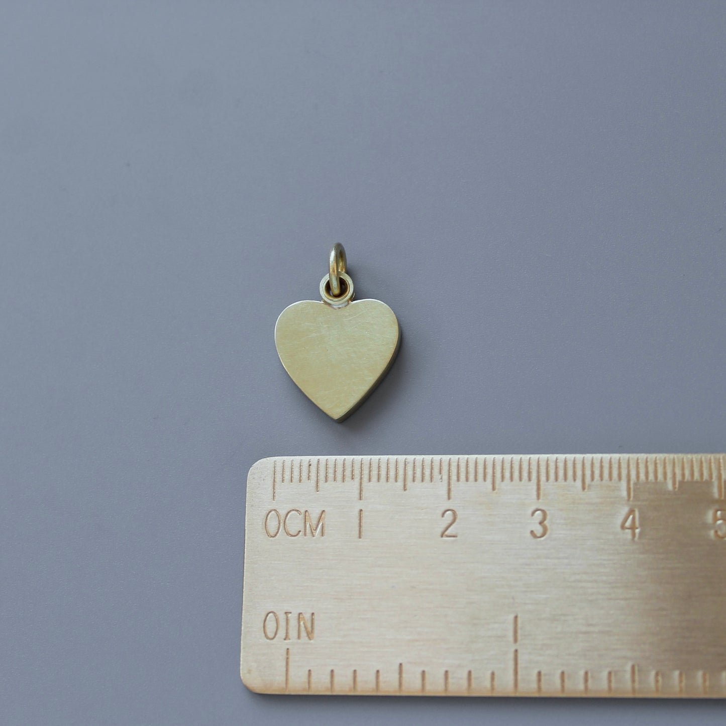 elegantes Herzmedaillon für ein Foto aus 750/000 Gold