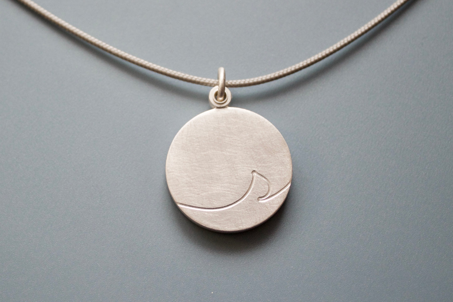 unique monogram locket for one photo in sterling silver