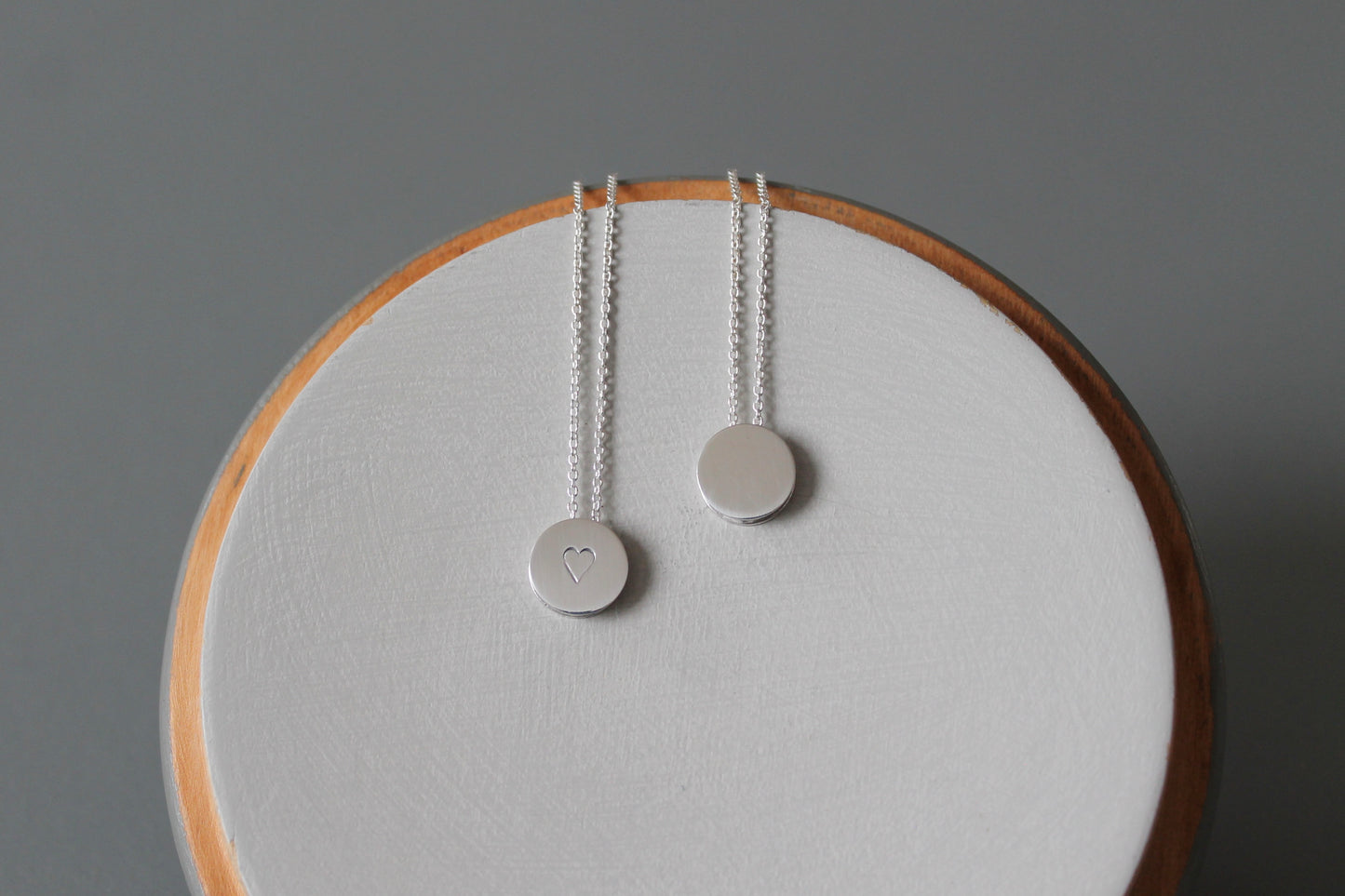 romantische Herzkette aus Sterling Silber
