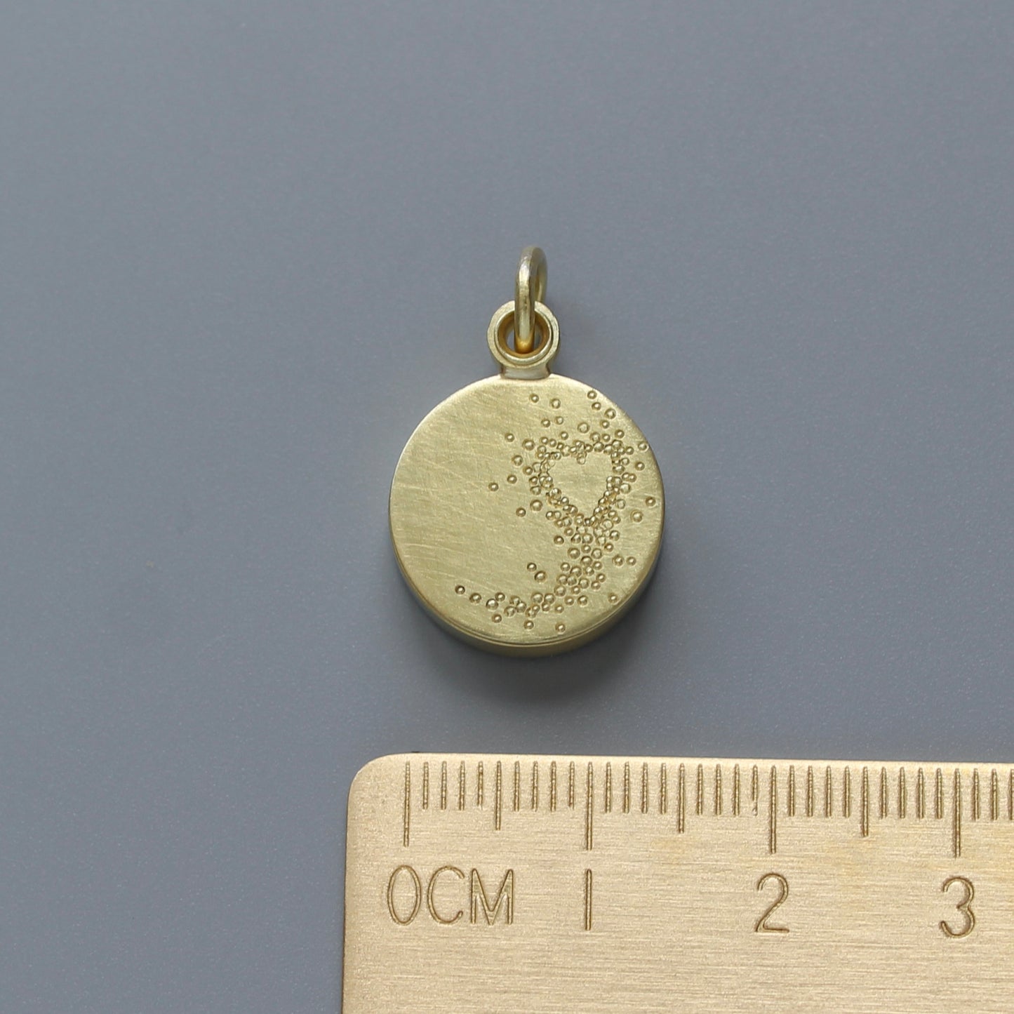 floating heart locket to customise 18ct yellow gold