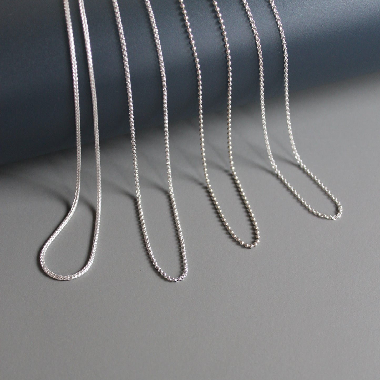 klassische Ankerkette 1,3mm Sterling Silber
