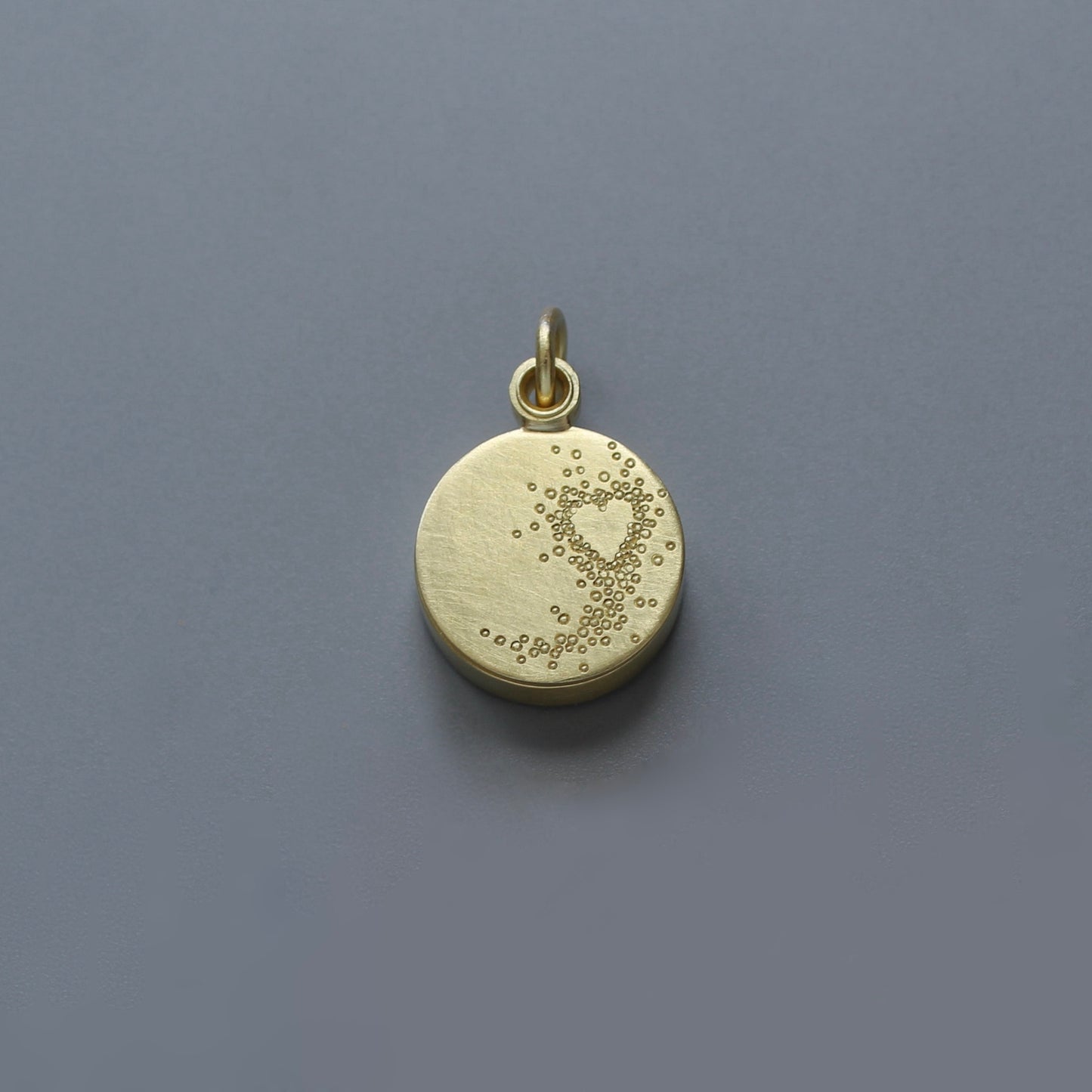 floating heart locket to customise 18ct yellow gold