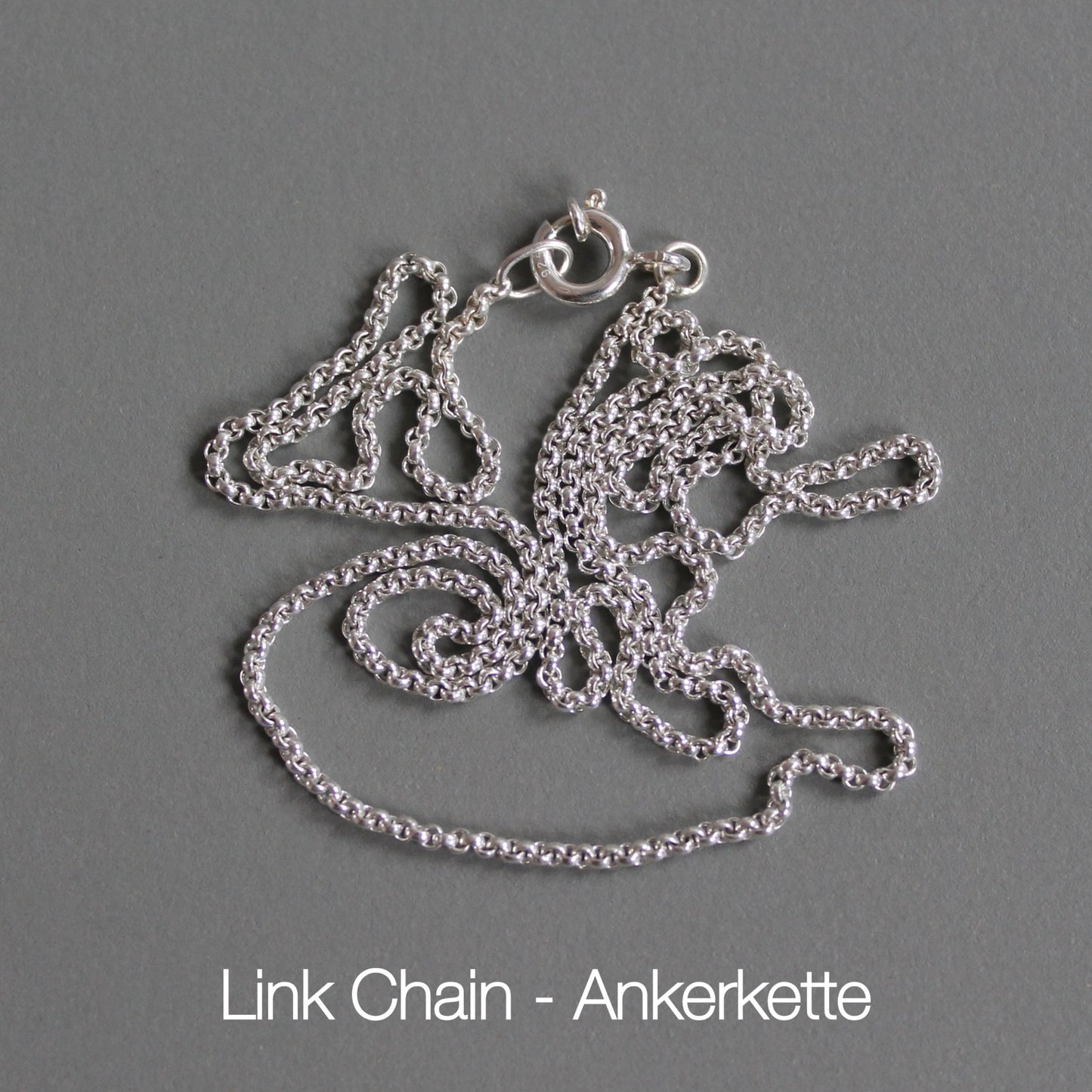 klassische Ankerkette 1,3mm Sterling Silber