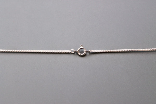 foxtailchain 1,5mm sterling silver