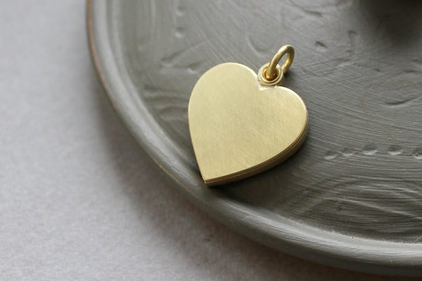 romantisches Herzmedaillon für ein Foto aus 750/000 Gold