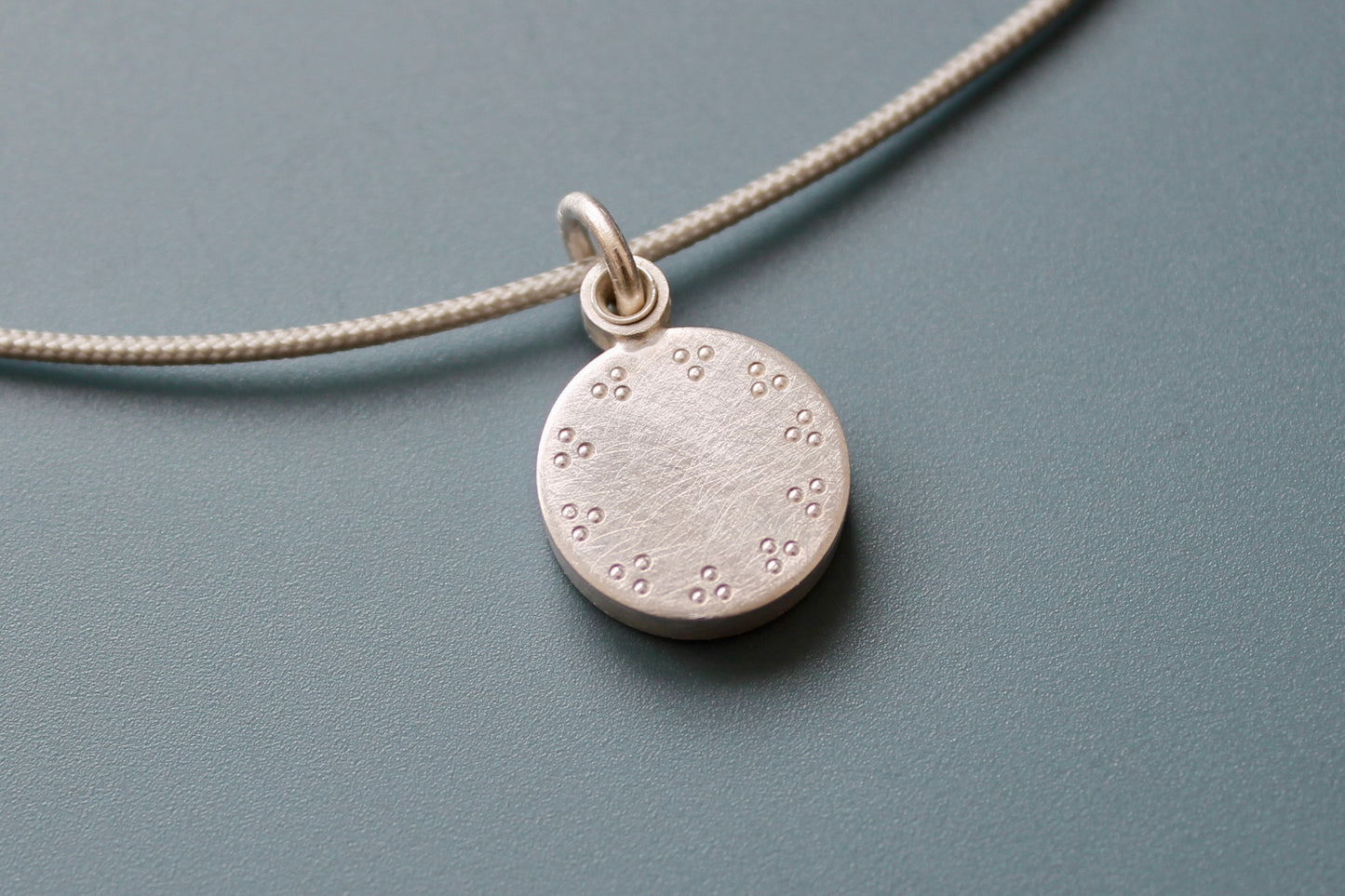 tiny mabotte locket for one photo in sterling silver