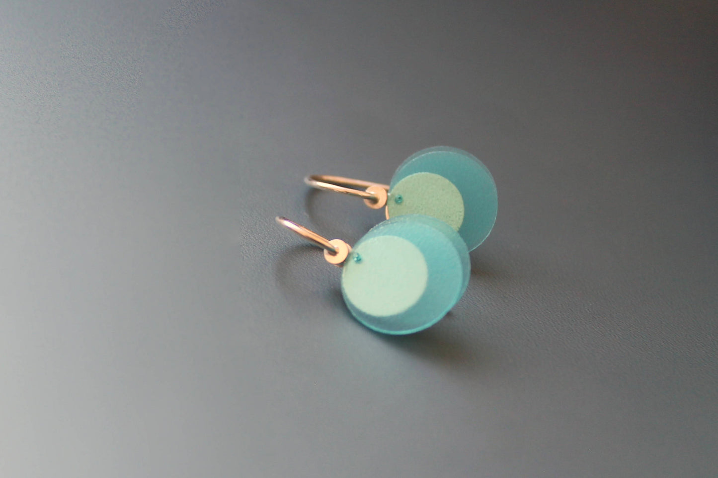 teal earrings in sterling silver dangle earrings